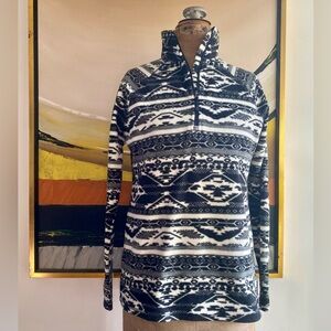 NWT Eddie Bauer Graphic Fleece Pullover